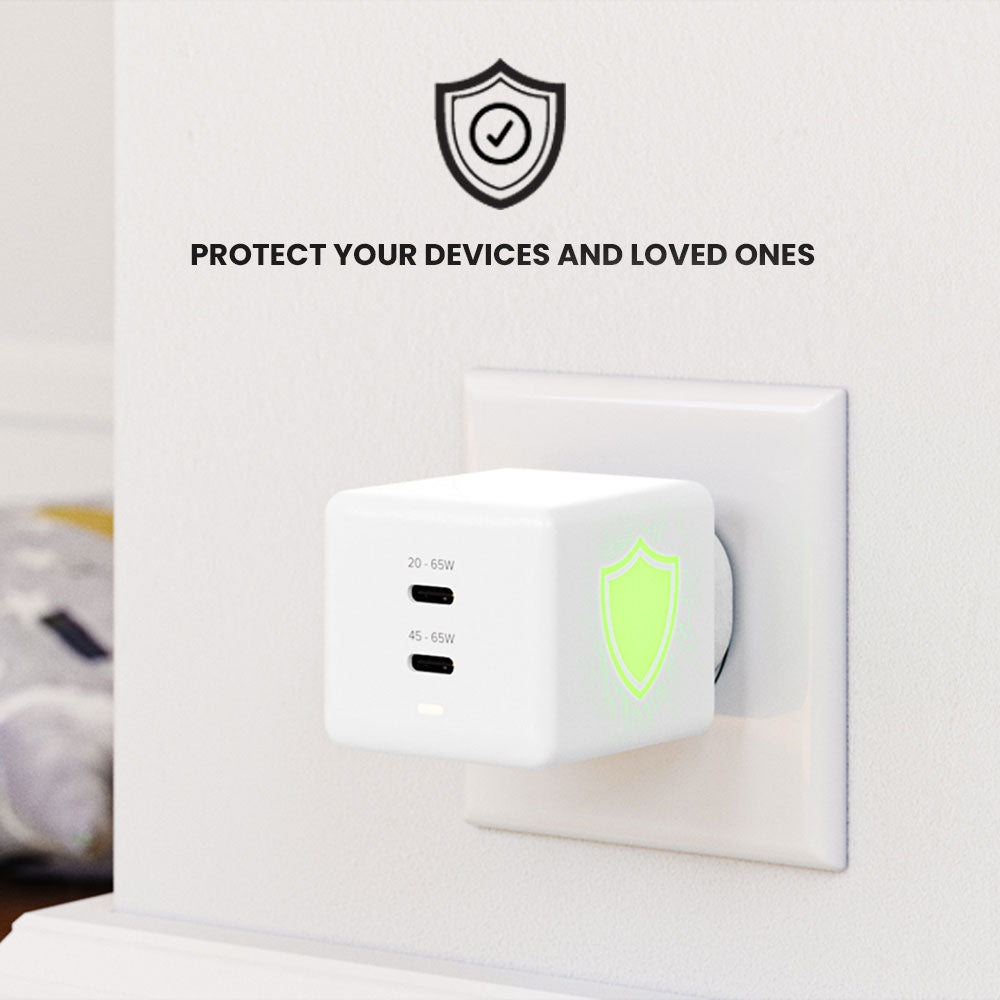 BLITZ 65W Dual USB-C GaN Charger