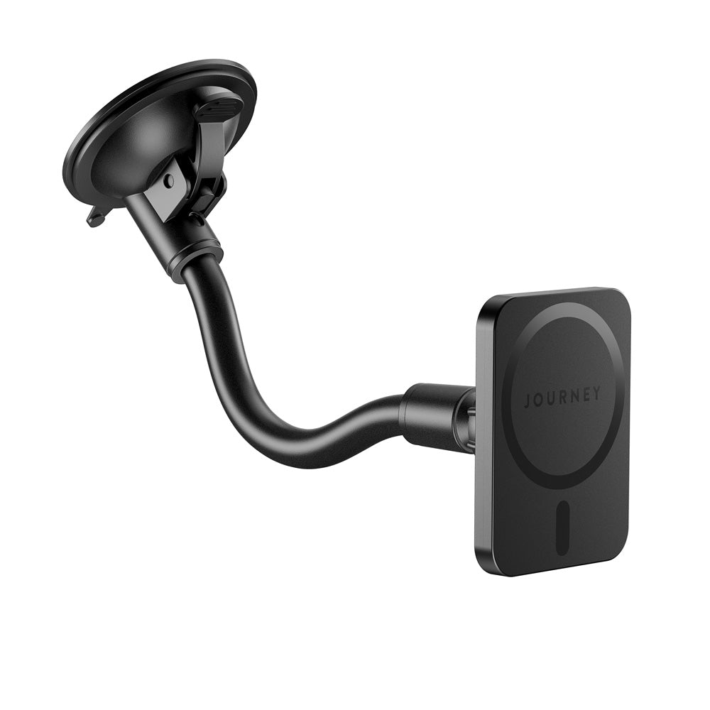 Magnetic (MagSafe) Wireless Car Charger with Flex Mount