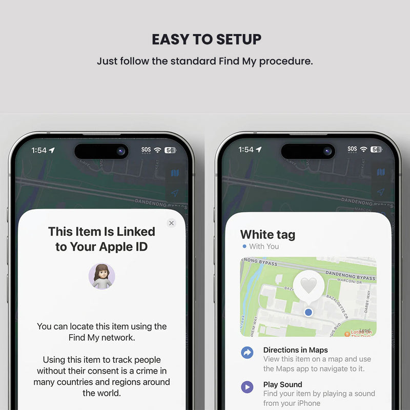 LOC8 Finder Card (Recharges Wirelessly)